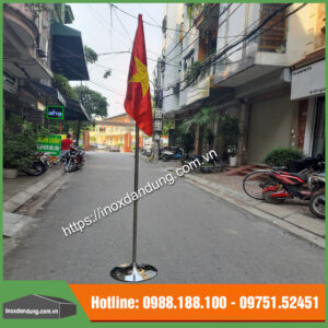Cột cờ inox văn phòng