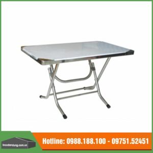 Bàn inox gấp