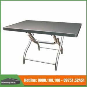 Bàn inox hình chữ nhật