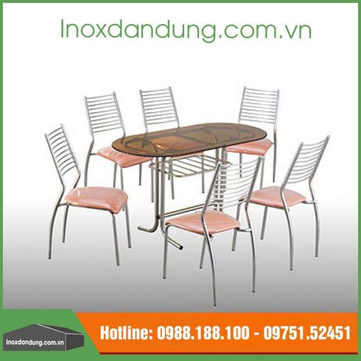 Ban Inox mat kieng hinh hot | Inox dân dụng Toán Huệ