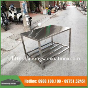 Bàn bếp inox làm theo yêu cầu