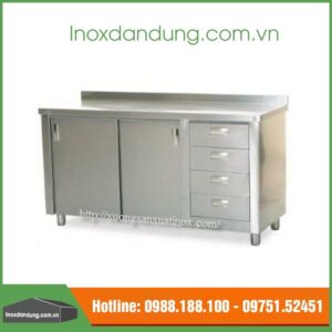Bàn tủ inox