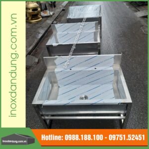 Báo giá chậu rủa inox loại công nghiệp