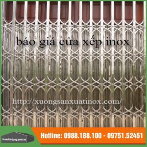 Bao gia cua xep | Inox dân dụng Toán Huệ