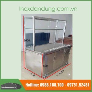 Báo giá tủ bán hàng inox đẹp
