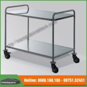 Báo giá xe đẩy inox 2 tầng