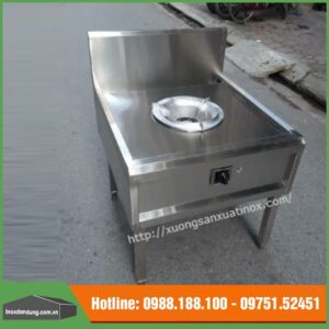 Bếp ga inox công nghiệp đơn