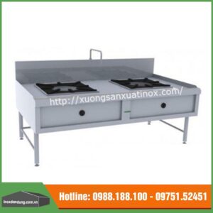 Bếp hầm inox 2 bếp