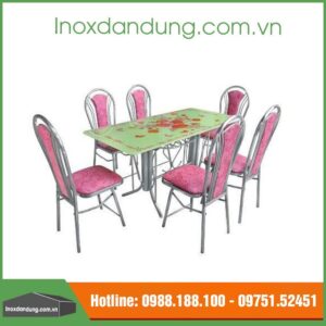 Bộ bàn ghế inox-3023