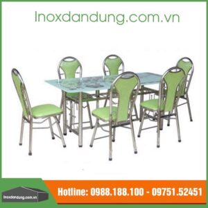 Bộ bàn ghế inox -1120