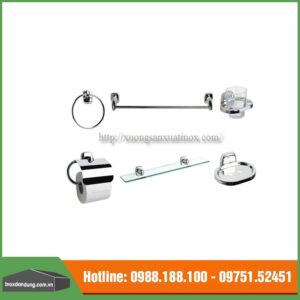 Bo phu kien phong tam ve sinh | Inox dân dụng Toán Huệ