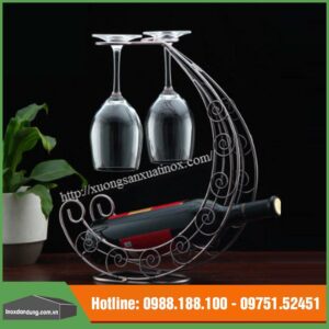 Cài ly inox nghệ thuật