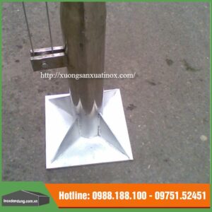 Chân đế cột cờ inox 304