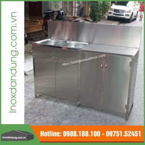 Chậu bếp ga inox gia đình