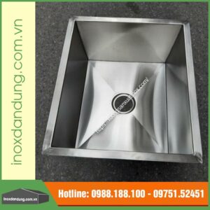 Chậu inox âm bàn làm theo yêu cầu