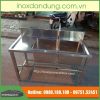 Chau rua cong nghiep inox 2 ho co ban | Inox dân dụng Toán Huệ