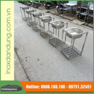 Chậu rủa inox cho thuê phòng trọ