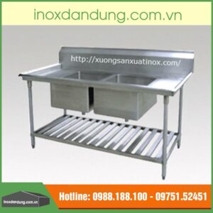 Chậu rửa inox đôi