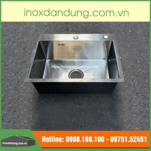 Chậu rửa inox đúc 1 hố