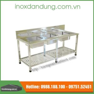 Chậu rửa inox khách sạn cao cấp