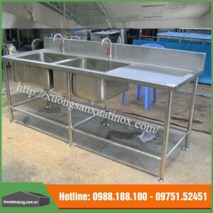 Chậu rửa inox nhà hàng