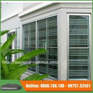 Mẫu cửa sổ inox cao cấp an toàn