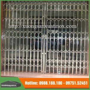 Cửa xếp inox 201