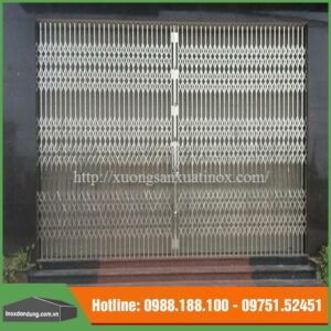 Cửa xếp inox 304 cao cấp tại Hà Nội