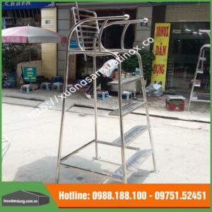 Ghế bể bơi inox ngoài trời