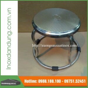 Ghế đôn inox lùn