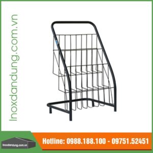 Giá để sách báo inox