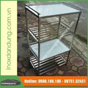 Giá inox 4 tầng