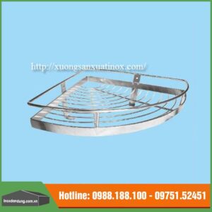 Kệ góc 1 tầng inox 304 hiện đại