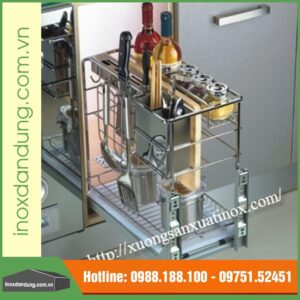 Giá inox tủ bếp nhập khẩu
