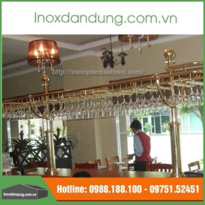 Giá treo ly inox nhập khẩu