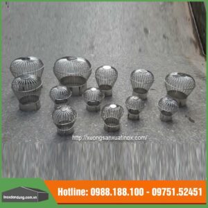 Quả cầu chắn rác inox 304 cho sân thượng, quả cầu lưới