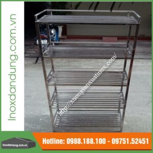 Kệ 5 tầng inox