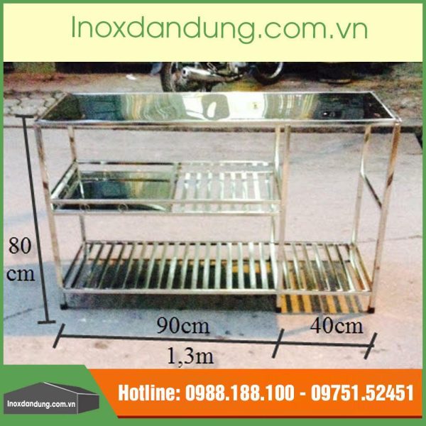 Ke bep ga inox gia dinh | Inox dân dụng Toán Huệ