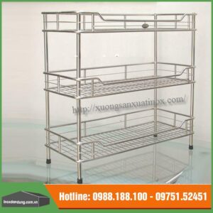 Kệ chạn bát inox 3 tầng