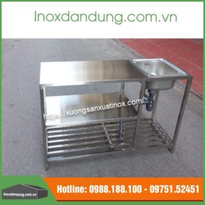 Chậu rửa inox 1 hố