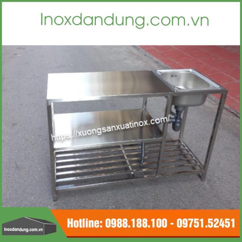 Ke chau 1 ho gia dinh inox | Inox dân dụng Toán Huệ