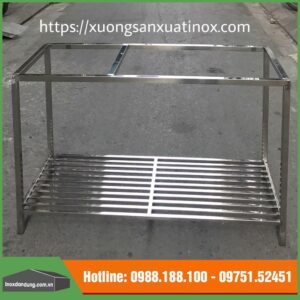 Kệ chậu inox làm theo yêu cầu