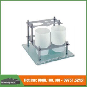 Kệ để ca cốc inox