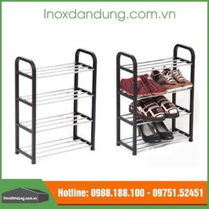 Kệ để giày dép ống có lan can
