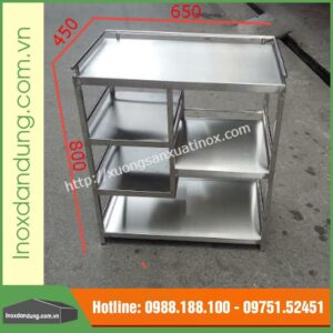 Kệ inox 201 3 tầng