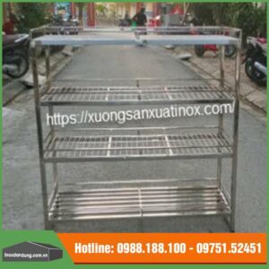 Kệ inox 4 tầng inox 201