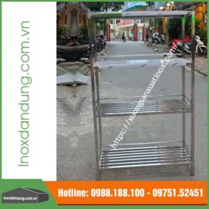Kệ inox 4 tầng inox 304