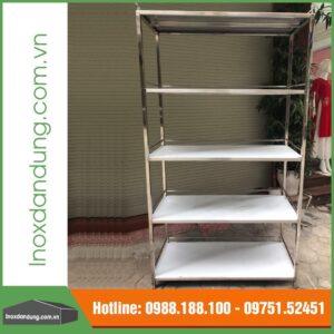 Kệ inox 5 tầng cỡ lớn