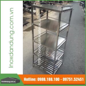 Kệ inox 5 tầng đẹp