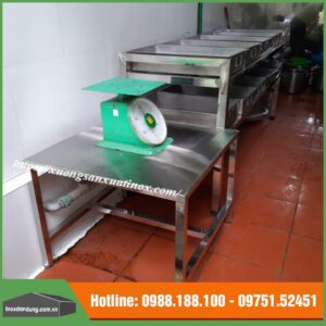 Kệ inox 201 để cân thực phẩm